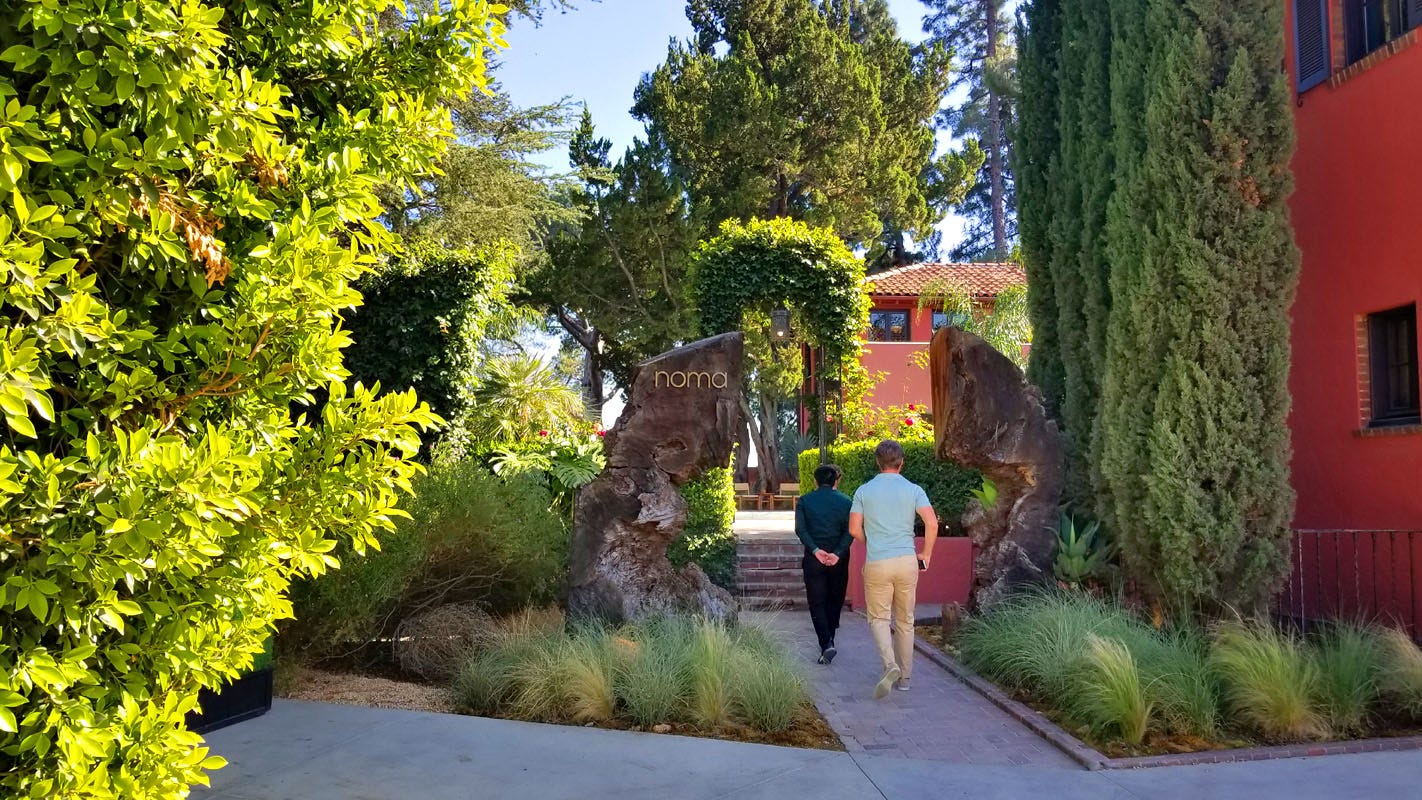 Entry to Pool Area