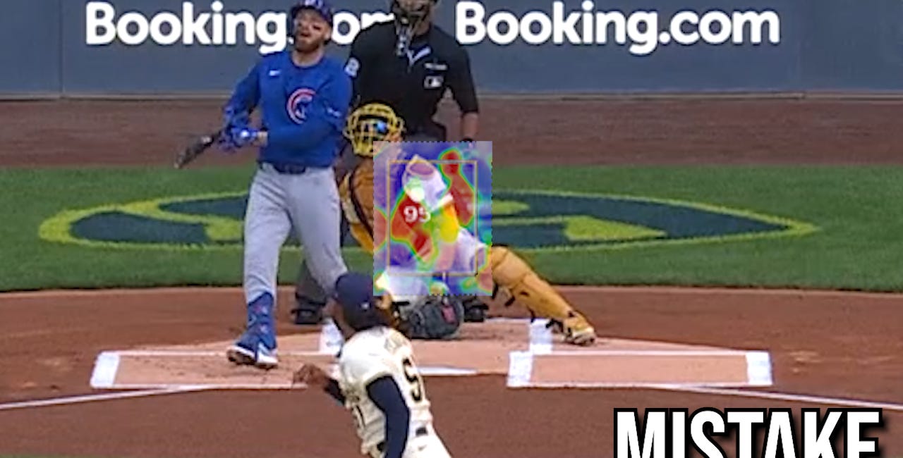 Did the pitcher make or a mistake or get outplayed?