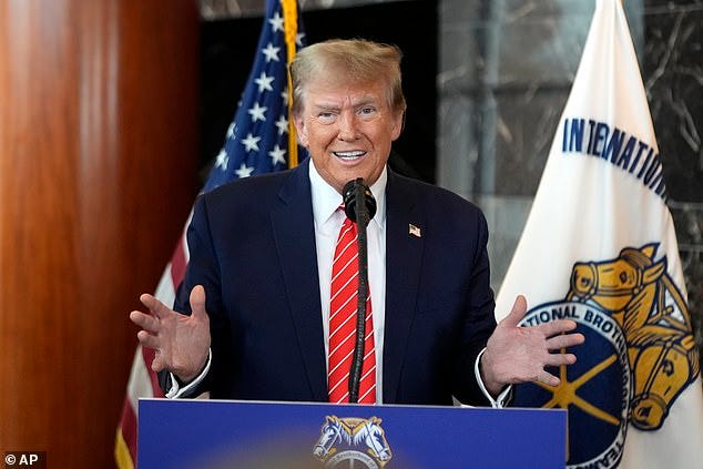 The Republican politician, 77, is the likely frontrunner to challenge Joe Biden, 81, in the upcoming presidential election in November The Republican politician, 77, is the likely frontrunner to challenge Joe Biden, 81, in the upcoming presidential election in November