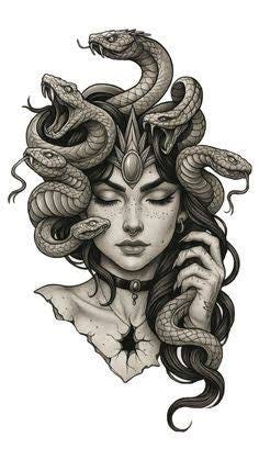 Discover 900+ Medusa art and medusa realistic ideas in 2026 | medusa art, medusa face, medusa tattoo design and more