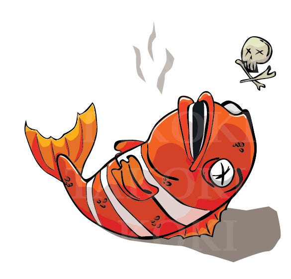 cartoon dead fish Dead fish cliparts png - Clipartix
