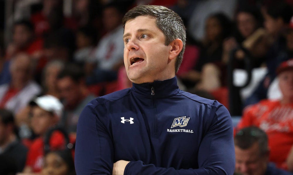 Postgame with Joe Gallo after win over Mount St. Mary’s