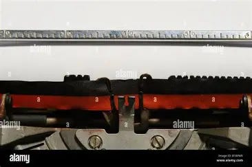 Image result for pic of typewriter with red robbon