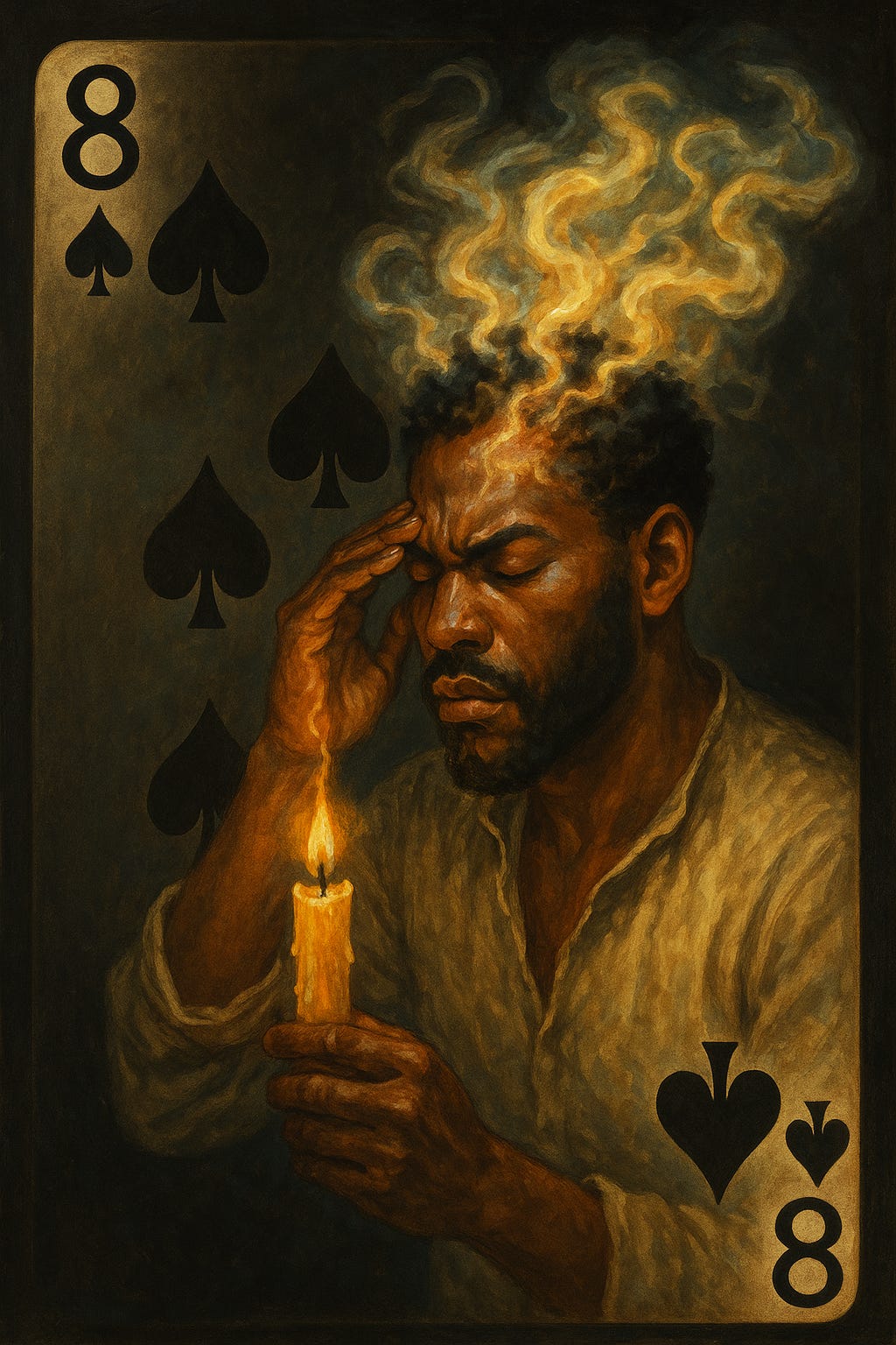 Mystical Ritual on Spades Card