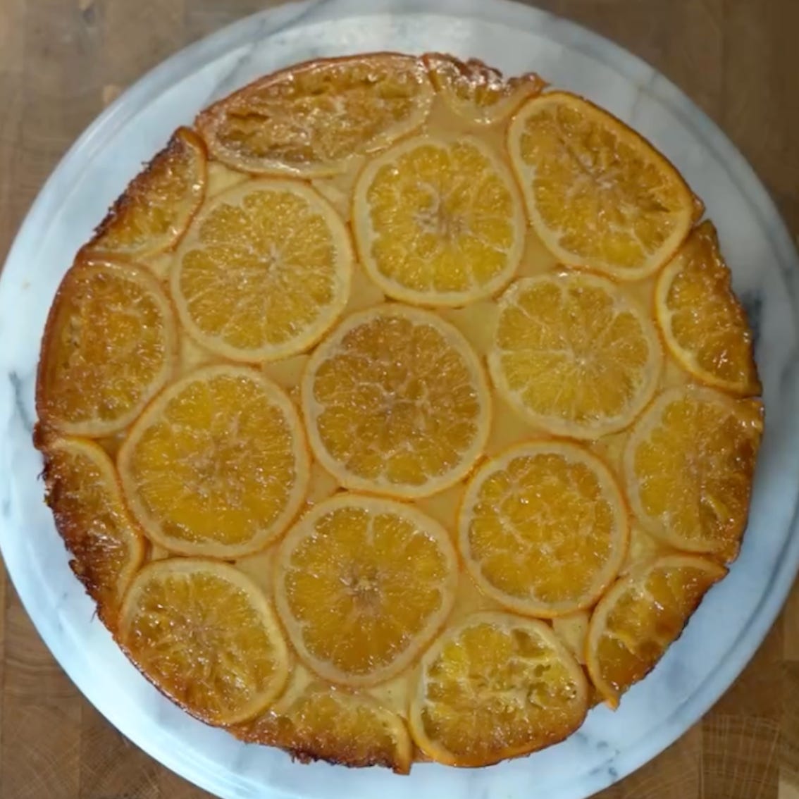 A delicious whole orange cake A delicious whole orange cake