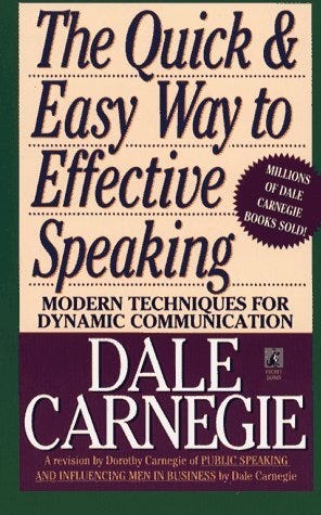 Book Review: Dale Carnegie - Quick Easy Way to Effective Speaking