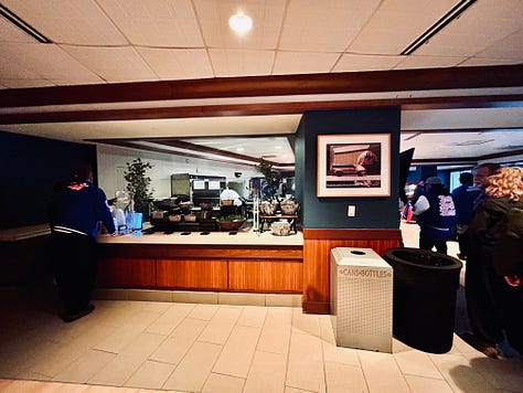 buffet, club, seats