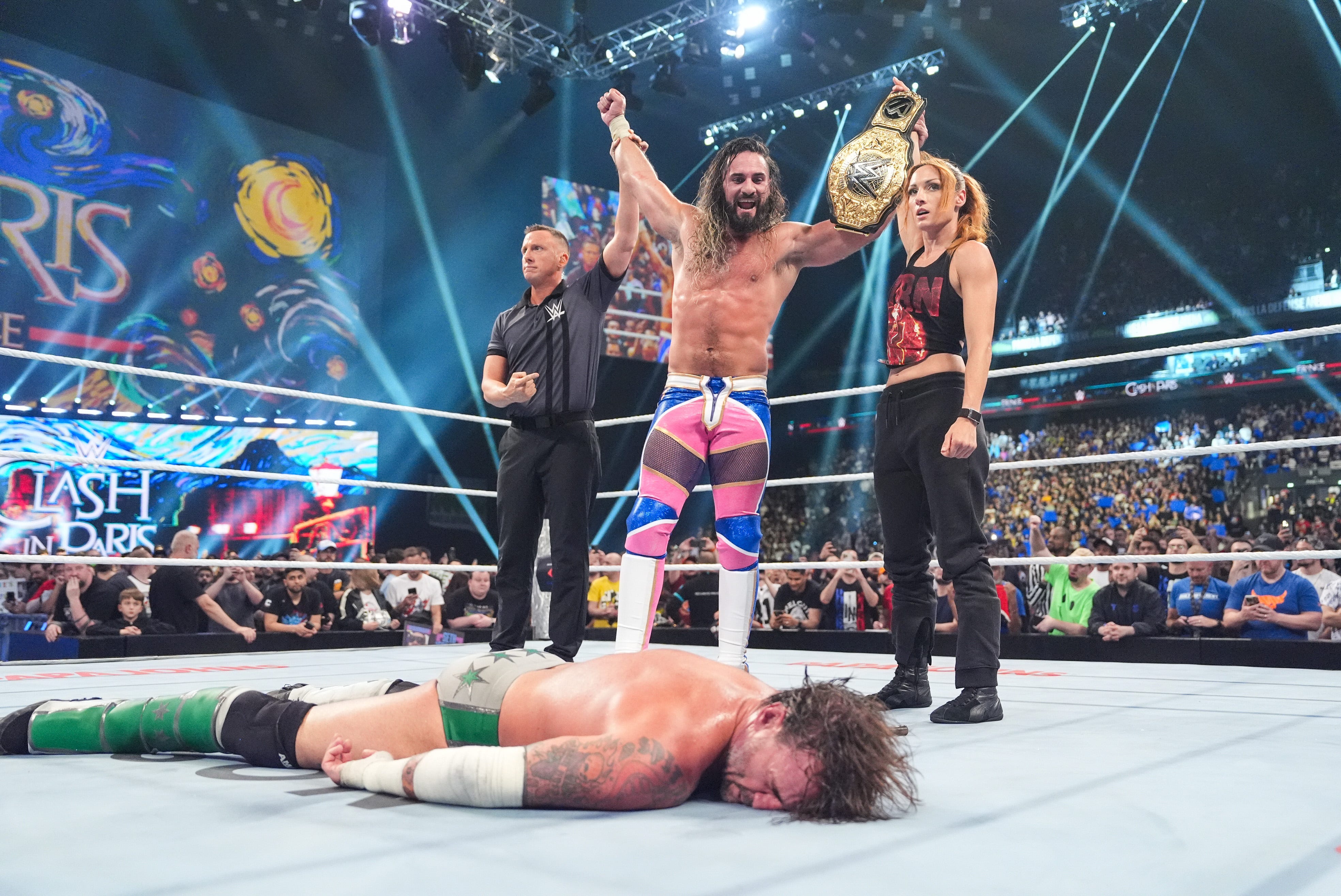 ⚛ The Atomic Drop - Becky Lynch joins The Vision at WWE Clash in Paris 👀