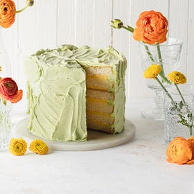Birthday Cake Club: Mango Matcha Cake