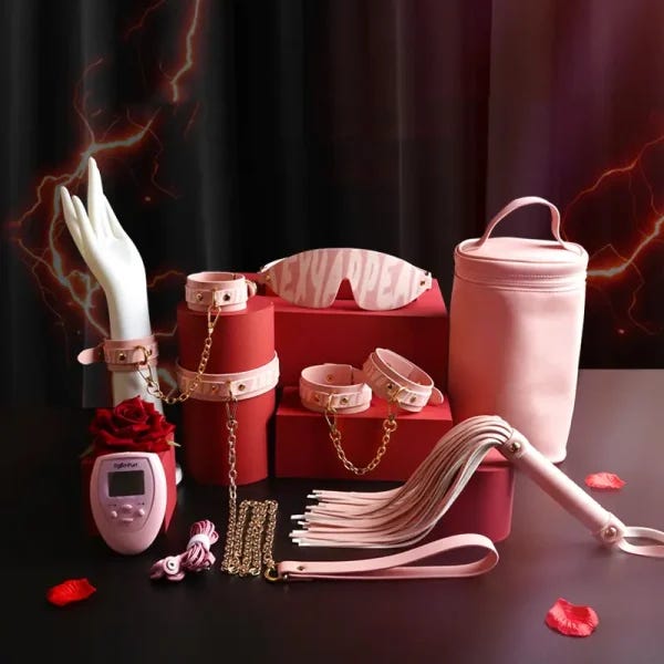 Electrocution Bondage，Bondage Electrocution，Bondage Gear With Massager (1)