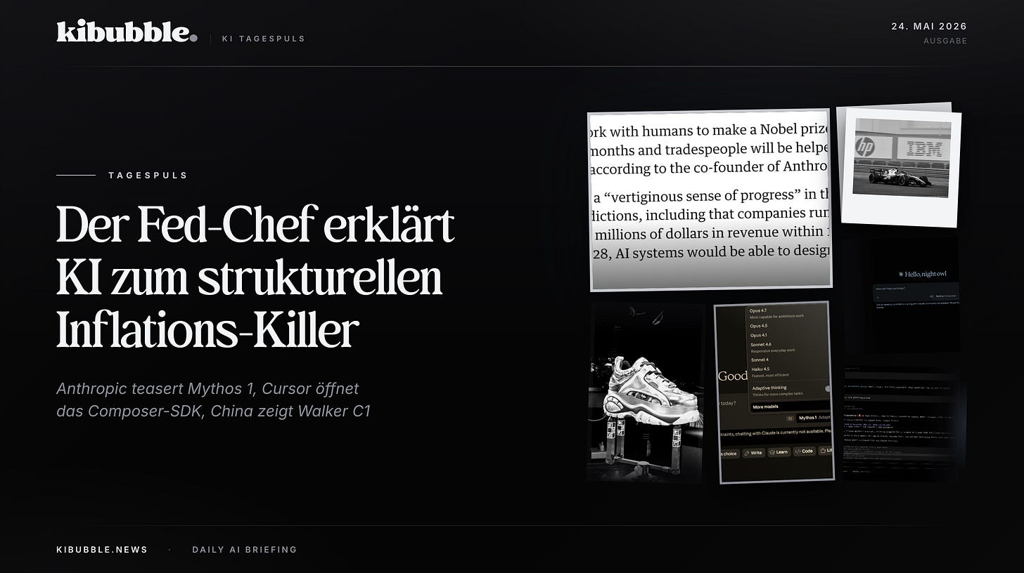 Wenn der Fed-Chef KI zum Inflations-Killer erklärt Wenn der Fed-Chef KI zum Inflations-Killer erklärt