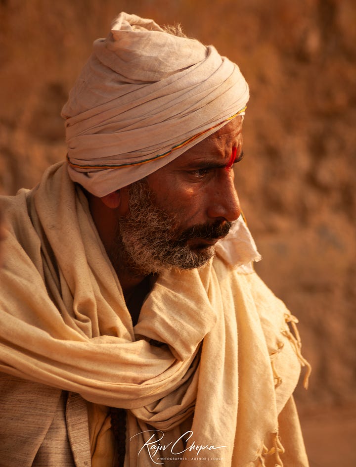 Street portraits photographed in Benares