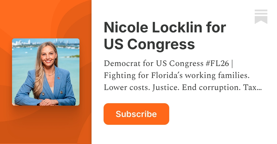 Nicole Locklin for US Congress | Substack