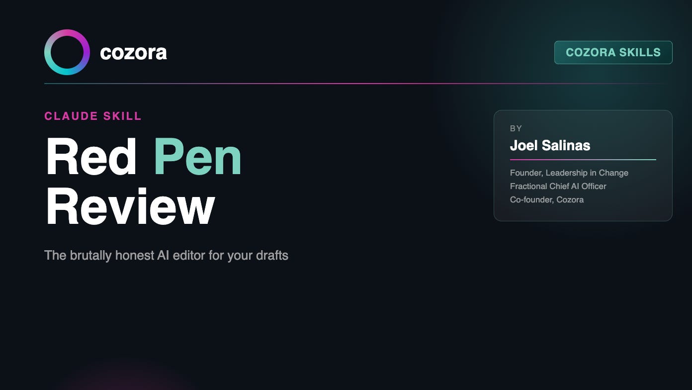 The Red Pen Review Skill