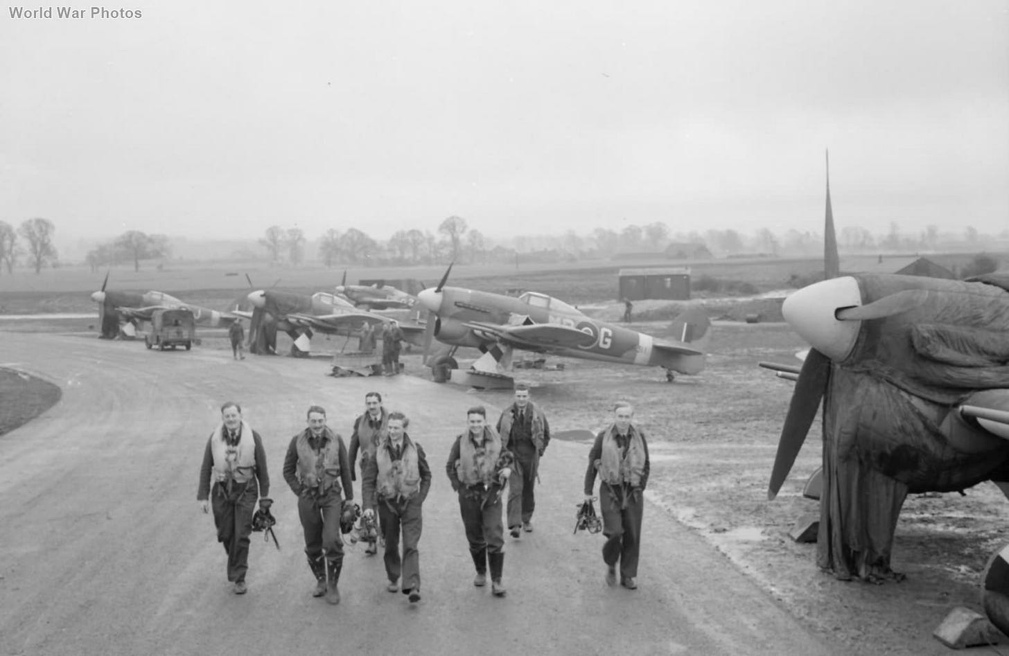 Typhoon IB No. 245 Squadron RAF Westhampnett | World War Photos Typhoon IB No. 245 Squadron RAF Westhampnett | World War Photos