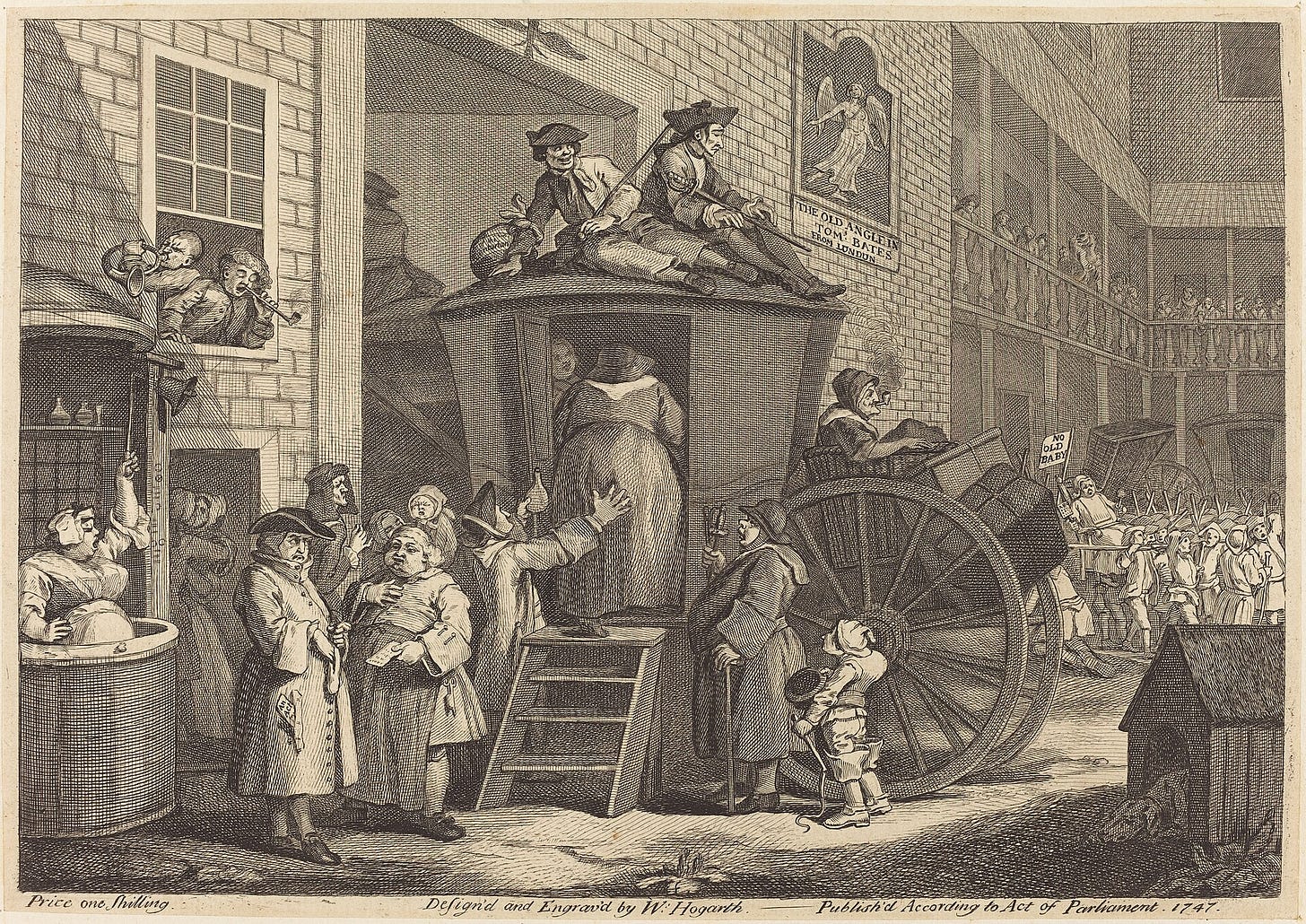 The Stage Coach, by William Hogarth, 1747 The Stage Coach, by William Hogarth, 1747