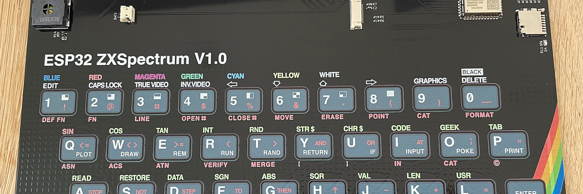 Announcing the ESP32 ZX Spectrum - by Chris Greening