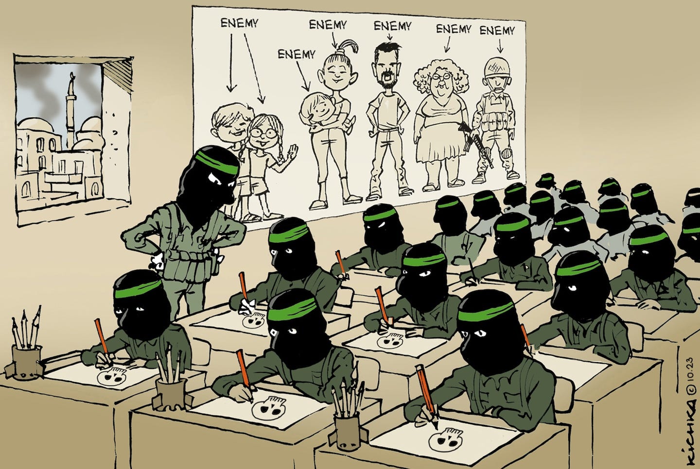 Opinion | How a Palestinian and an Israeli cartoonists see the war in Gaza - The Washington Post Opinion | How a Palestinian and an Israeli cartoonists see the war in Gaza - The Washington Post