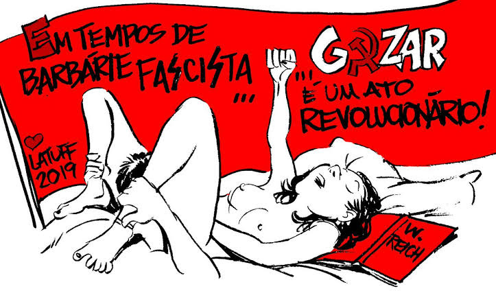 Carlos Latuff on X: "Ano passado eu fiz essa charge. Hoje eu mudaria apenas  um detalhe. Escreveria: "Em tempos de Damares, gozar é um ato  revolucionário!" https://t.co/VwREFSfRTu" / X