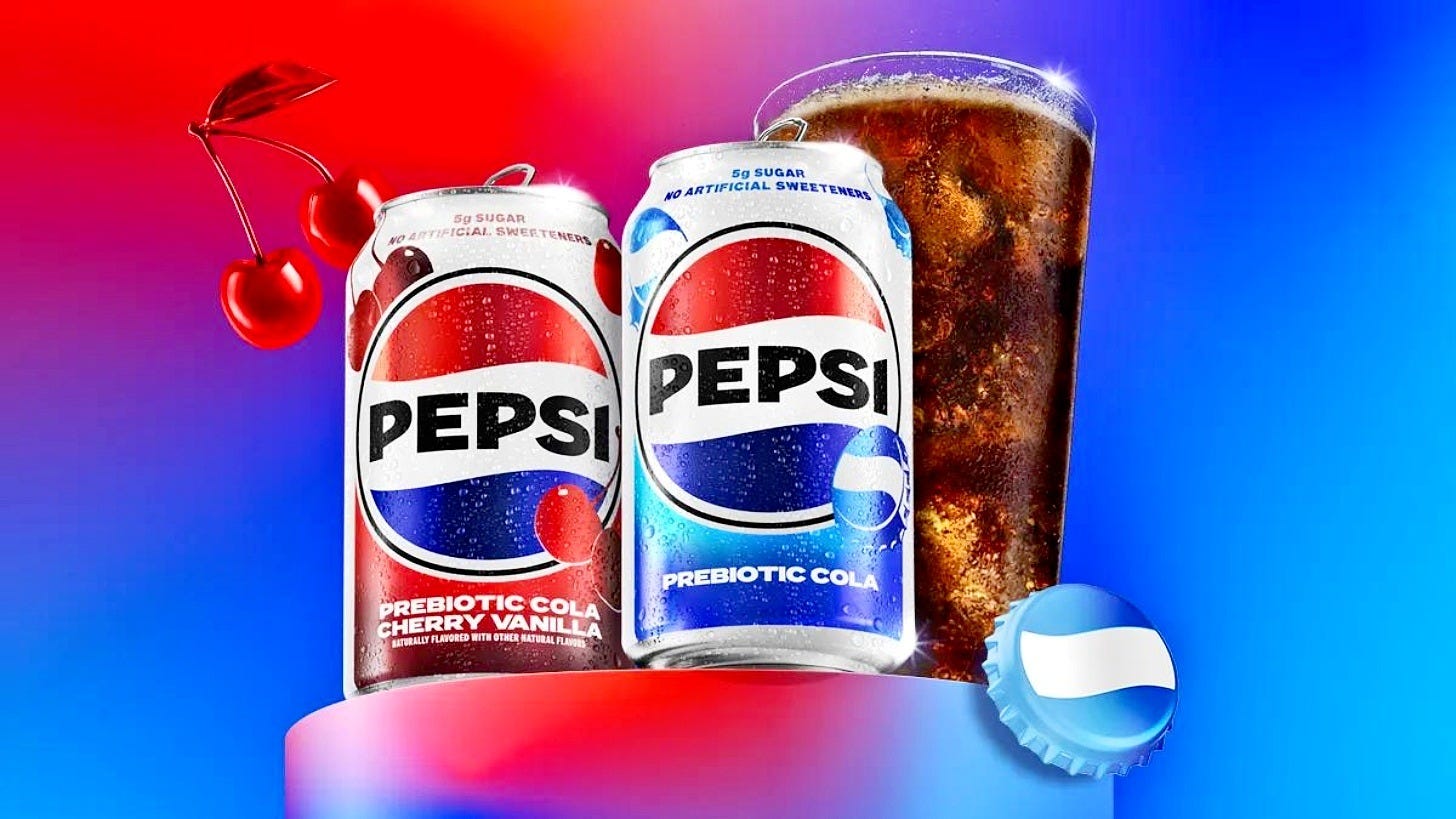 Image: PepsiCo (Pepsi Prebiotic Cola)