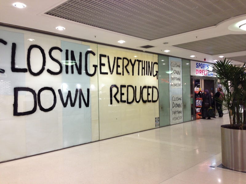 Sports Direct: closing-down sale?