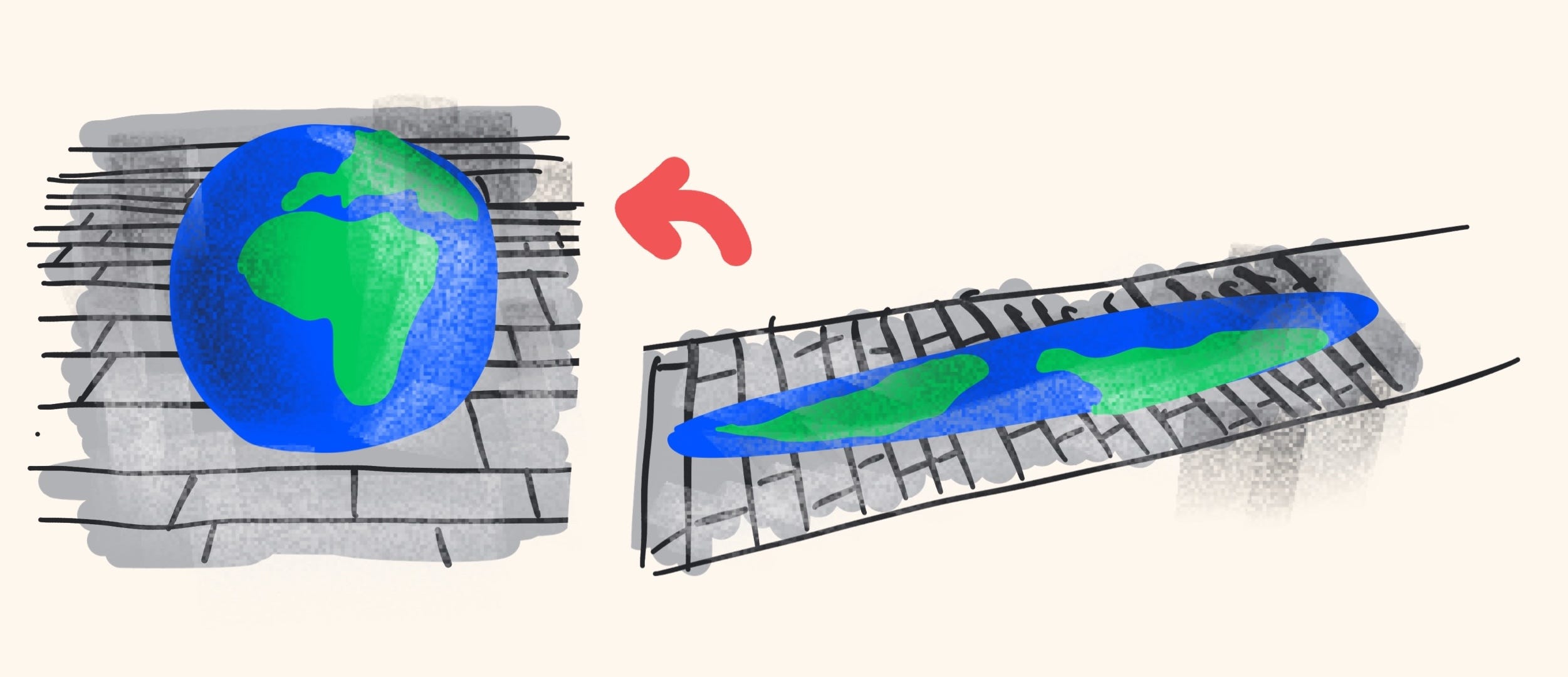Anamorphic Perspective Images - by Dr. R Squared