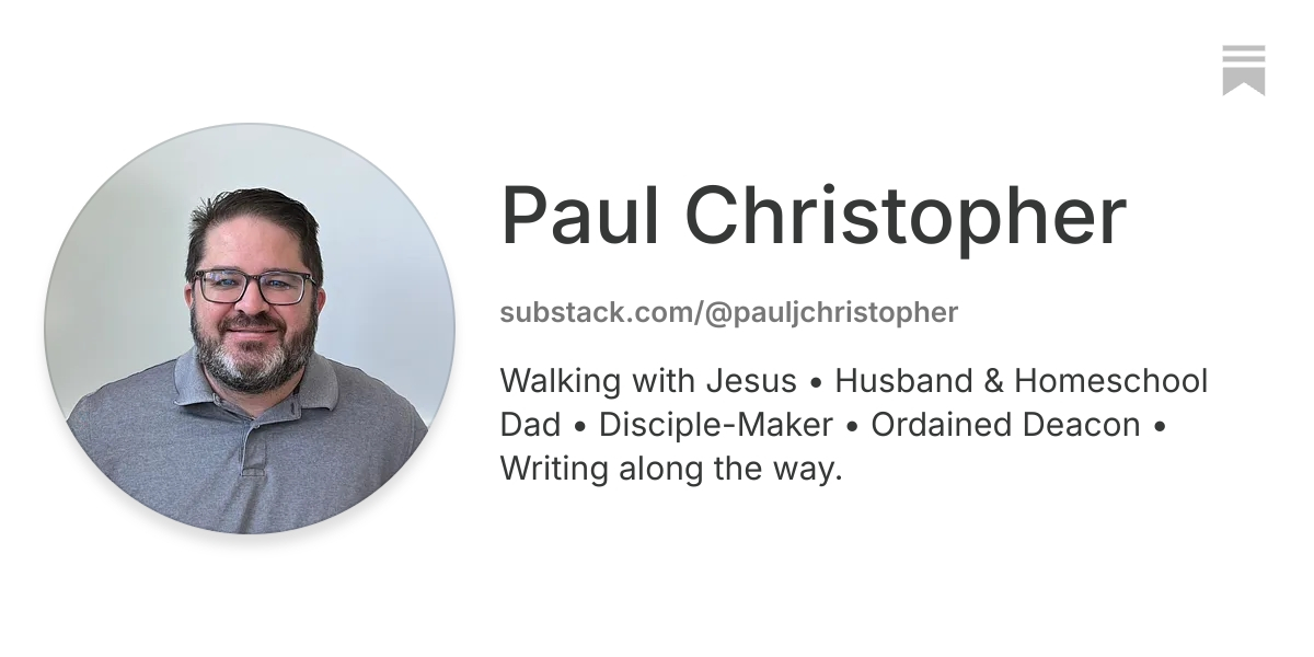 Paul Christopher | Substack