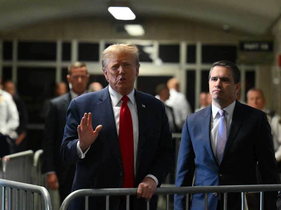 The judge sets 42 questions for prospective jurors in the Trump hush money  case : NPR