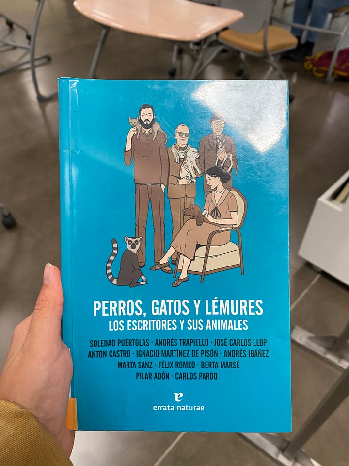 perros, gatos y lemures. los escritores y sus animales.
