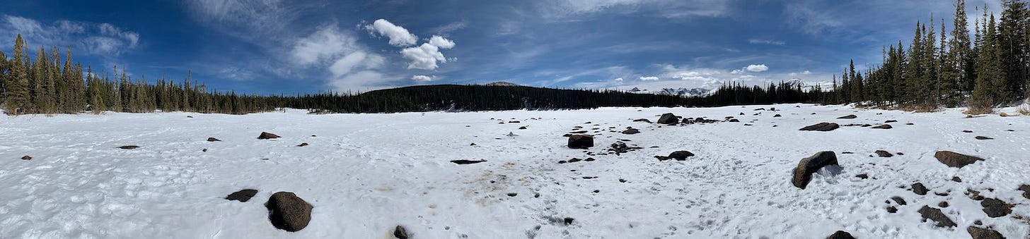 Red Rock Lake panorama Red Rock Lake panorama