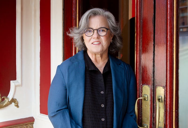 Rosie O'Donnell at The Olympia Theatre in Dublin, where her new show Common Knowledge premieres in July 2025. Photograph: Naomi Gaffey Rosie O'Donnell at The Olympia Theatre in Dublin, where her new show Common Knowledge premieres in July 2025. Photograph: Naomi Gaffey