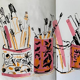 Excuse the mess: a non-fiction visit to my studio