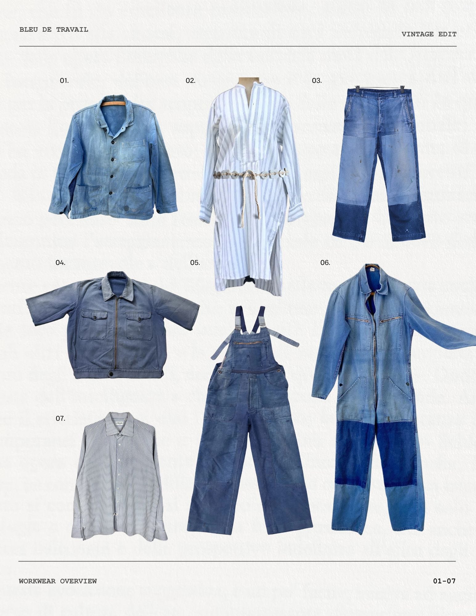 The Vintage French Workwear Edit - by Tess Sullivan