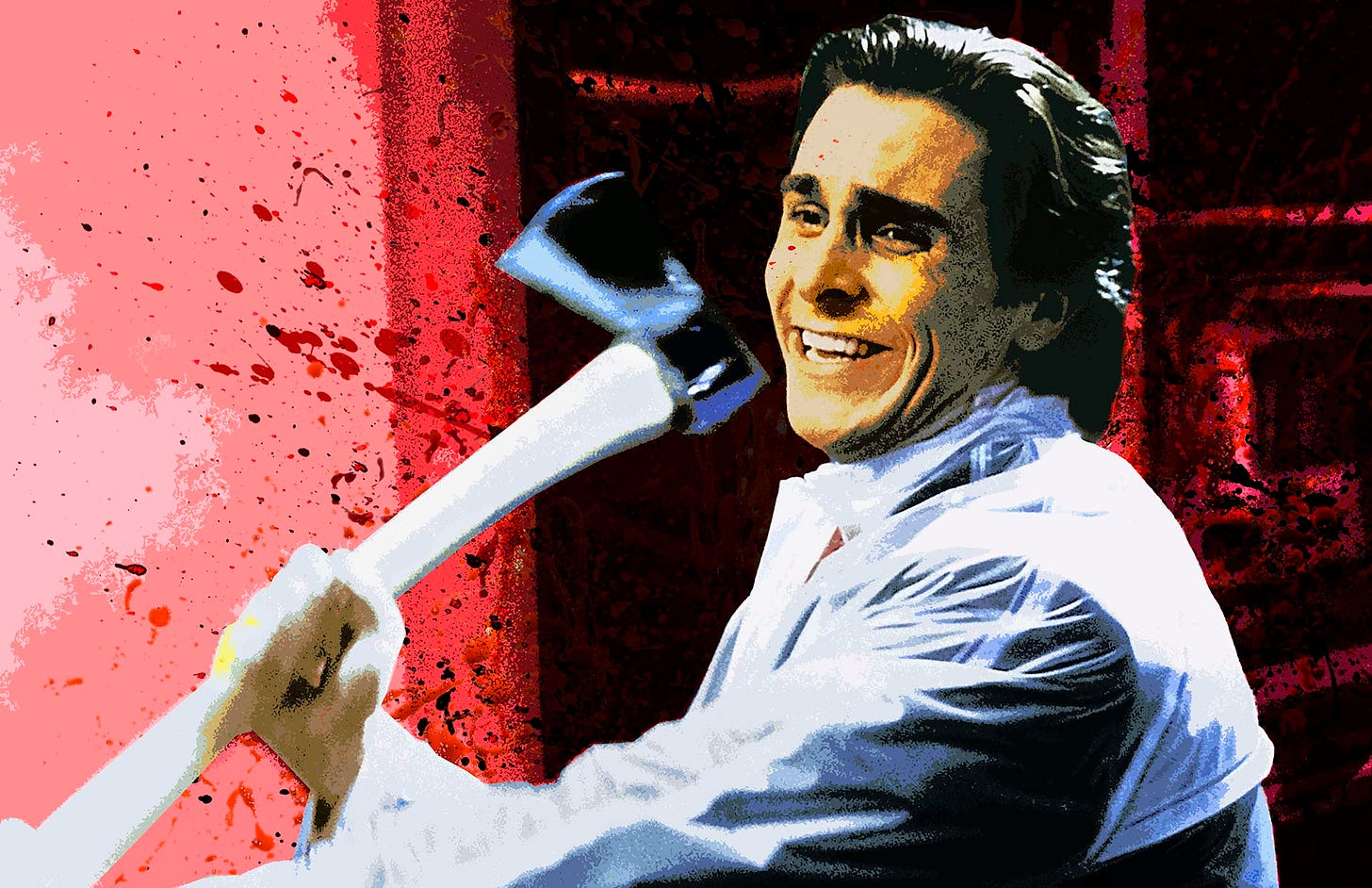 Amazon.com: Patrick Bateman American Psycho Illustration #1 - Horror Pop  Art Home Decor Poster Print (11x17 inches): Posters & Prints