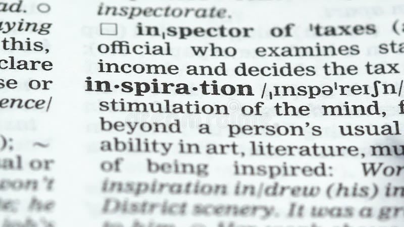 Inspiration Word Definition in English Dictionary, Ability To Create ...