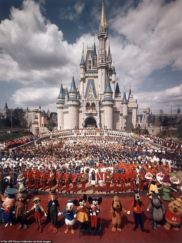 50 years ago today, Disney World officially opened with the Magic Kingdom theme  park in Orlando, Florida on October 1, 1971. The opening helped  revolutionized the theme park industry in the Orlando