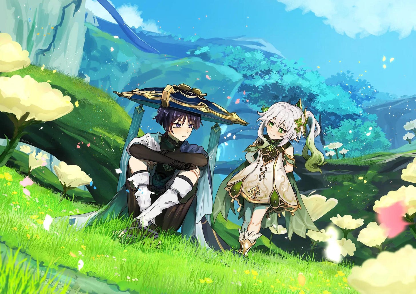 Scaramouche and his aunt Nahida : r/Genshin_Impact Scaramouche and his aunt Nahida : r/Genshin_Impact