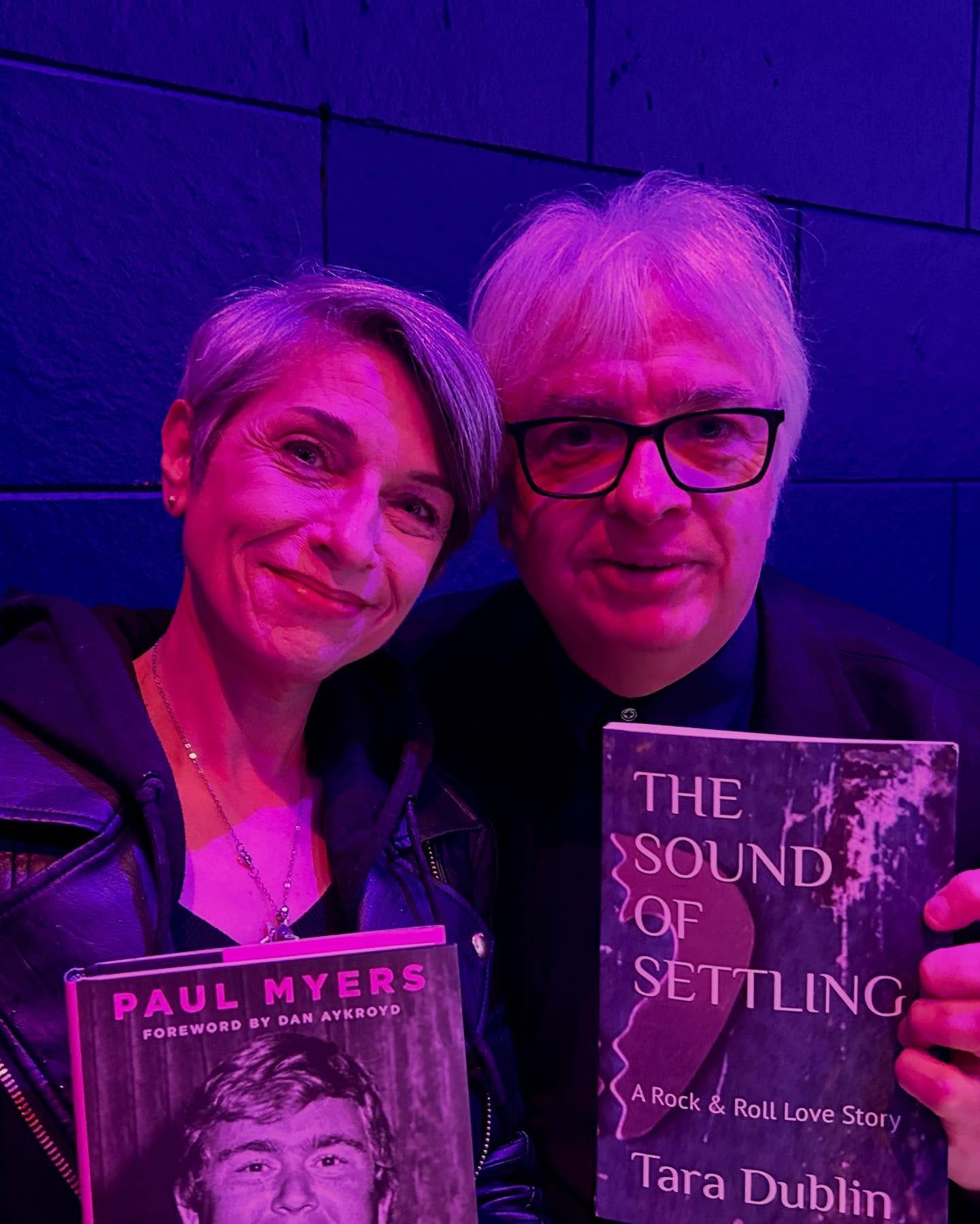 May be an image of text that says 'THE SOUND OF SETTLING PAUL MYERS FOREWORD PAULMYERS FOREWORDBYDANAYKROYD BY DAN AYKROYD Rock & Roll Love Story Tara Dublin'