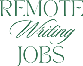 Remote Writing Jobs