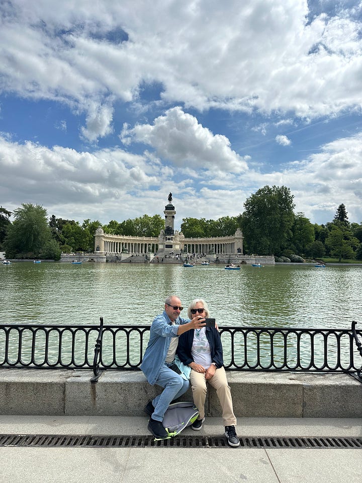 left: Retiro Park