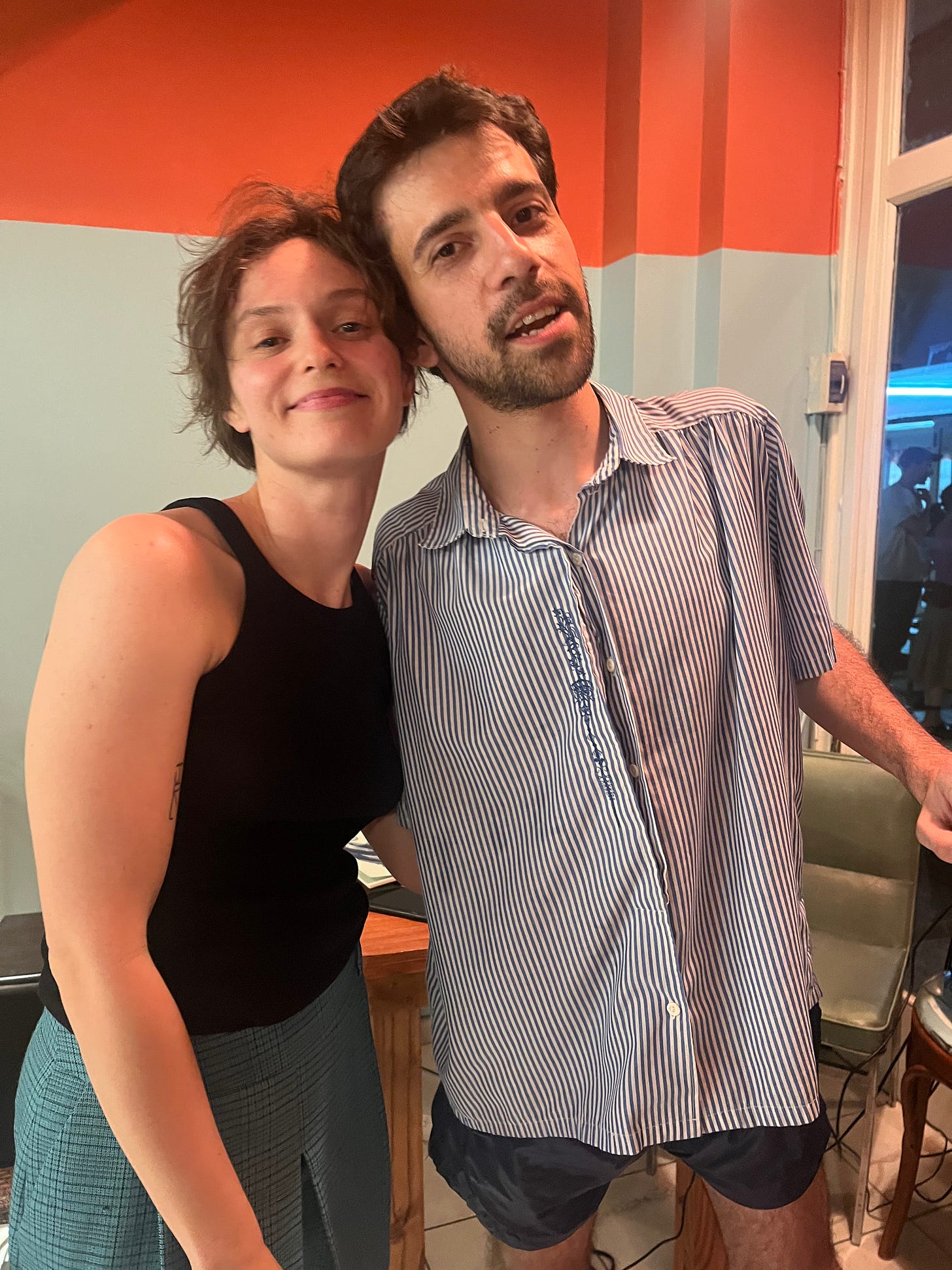 Martina y Simón post perfo