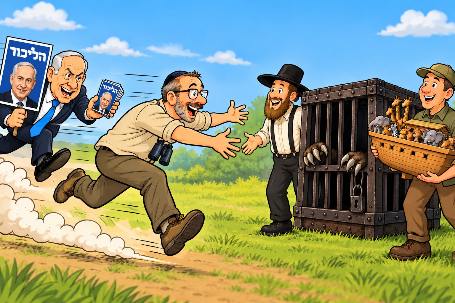 Anything and Anyone except Bibi - by Natan Slifkin
