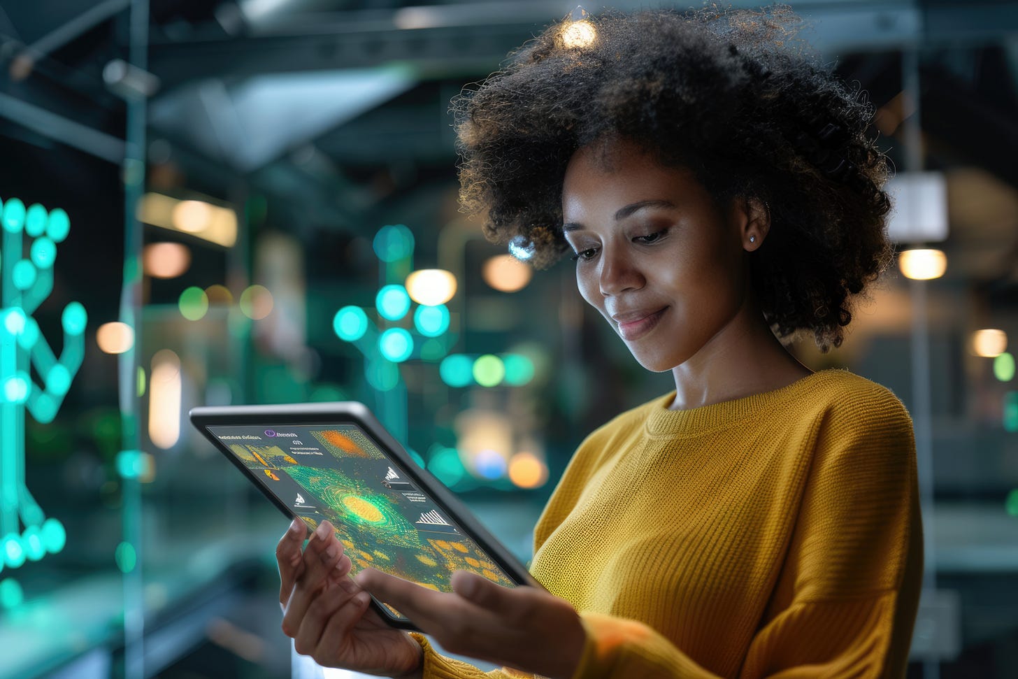 Teacher using AI support