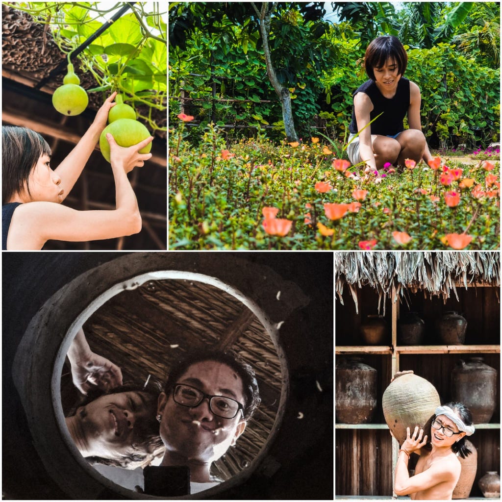 Gốm lu hoa bầu Gốm lu hoa bầu