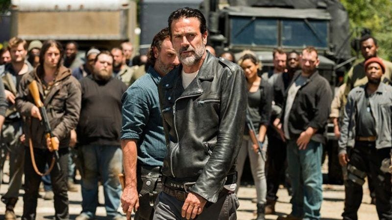 walking dead negan season 8 hits walking dead negan season 8 hits