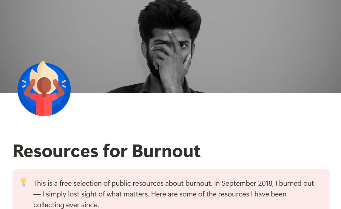 resources on burnout - ivan palomino