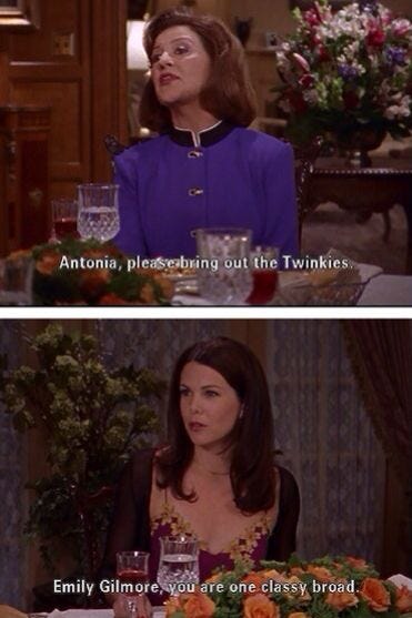 Twinkies and Gilmore