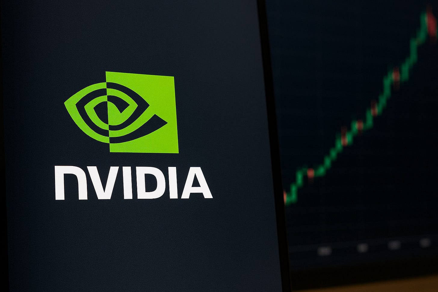 Ilustrație reprezentativă pentru știrea AI: Nvidia revine pe primul loc în lume după valoarea de piață, alimentată de boom-ul AI. Tesla pariază tot pe roboți umanoizi