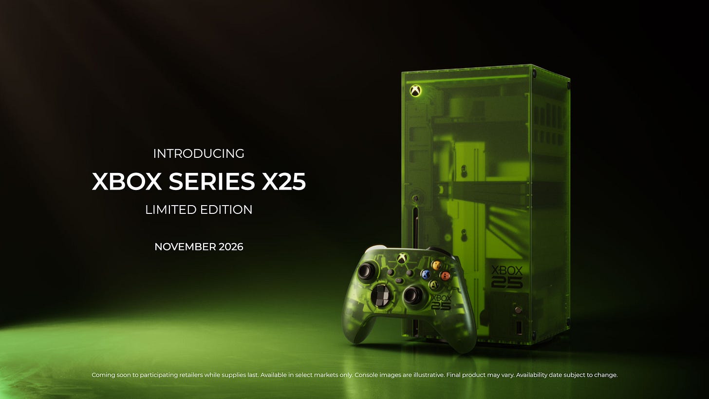 New XBOX 25th Anniversary Console and Controller - XBOX Wire