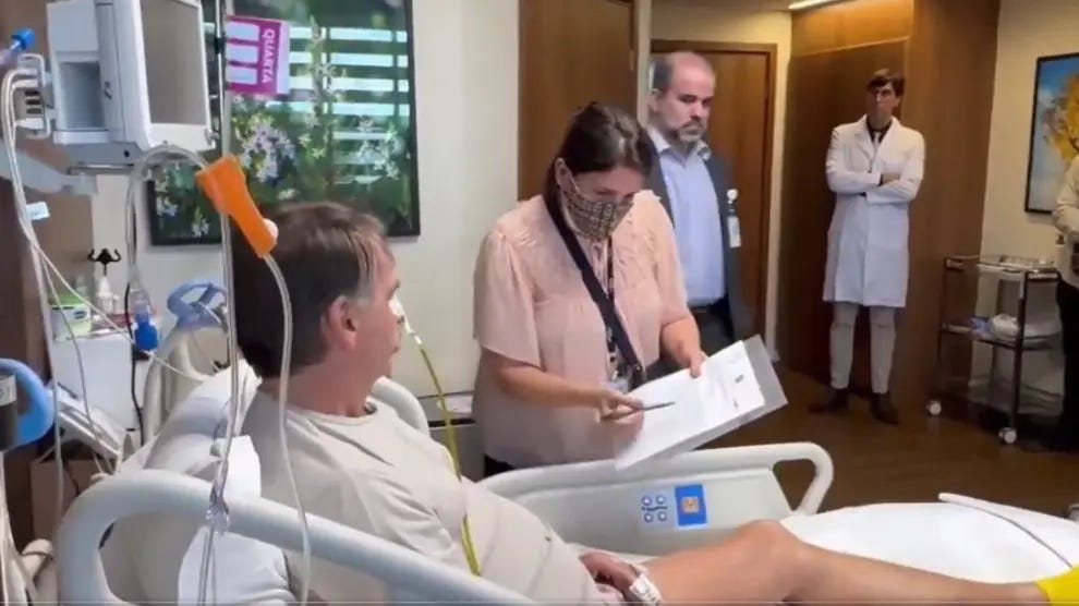 El estado de salud de Bolsonaro se agrava por una subida de la presión arterial El estado de salud de Bolsonaro se agrava por una subida de la presión arterial